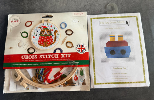 Beginner cross stitch kits - stitch,