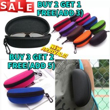 Large Zipper Eye Glasses Sunglasses Hard Case Box Protector Hold Gift Portable