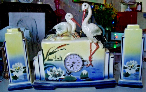 Art deco bihl - bihl, clock