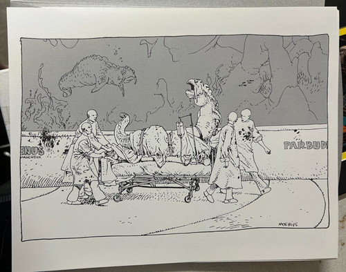 Monsters ltd print moebius - monsters,