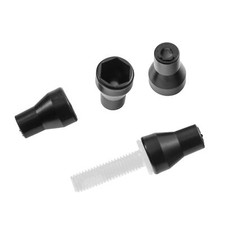 Universal Motorcycle Rubber Cover for M8 Nut, Set Consisting Of 4 Pcs