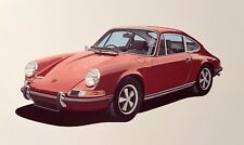 Limited Edition Print - classic car Porsche 911 E - New