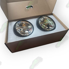 LED Rally Spot Lights Black