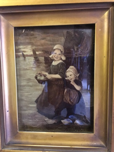 Antique framed edmond louyot - antique,