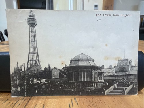 Old postcard the tower new - postcard,