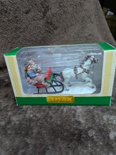 Lemax Horse and Cart Christmas Village Accessory