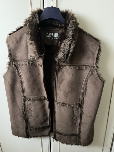 Ladies faux fur gilet - ladies, size