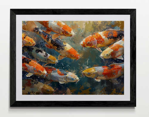 Japanese koi carp fish - koi,