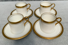 Set of 4 Elegant AYNSLEY Gold