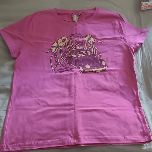 Animal womens pink beetle - pink, vw