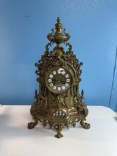 French Rococo Brass Mantel