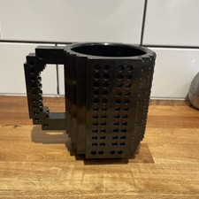 LARGE BLACK LEGO MUG WITH
