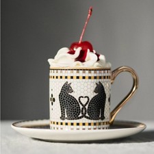 NEW Anthropologie Black Cat 2