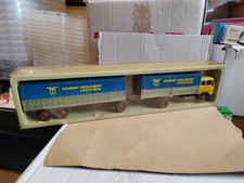 1/50 Boxed Model Rare NZG Mercedes Lorry & Trailer Robert Heilmann Spedition 