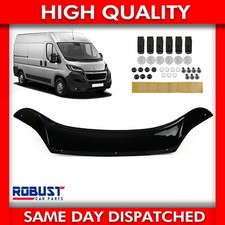 BONNET WIND STONE DEFLECTOR PROTECTOR GUARD FOR PEUGEOT BOXER III 2014-2023