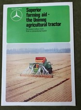 MERCEDES UNIMOG VINTAGE SALES BROCHURE AGRICULTURAL
