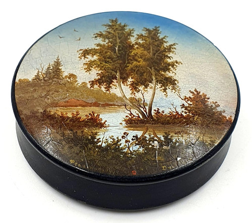 Antique russian hand - antique, painted