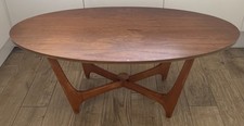 "G Plan Style" Oval Teak Coffee Table Vintage from 1960 s EXCELLENT CONDITION