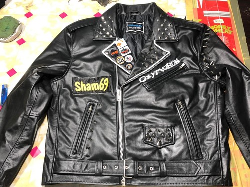 Leather jacket - leather,