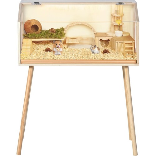 Hamster cage wooden - hamster,