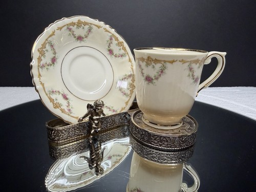 Rare ornate brass cherub cup - cherub,