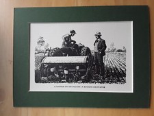 A Rotary Cultivator - Charles Tunnicliffe Print 1949