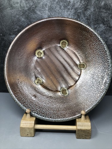 Phil rogers stoneware plate - stoneware,
