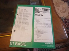 Tandy TRS80 Model III Startup and Basic Quick Guide - retro computing