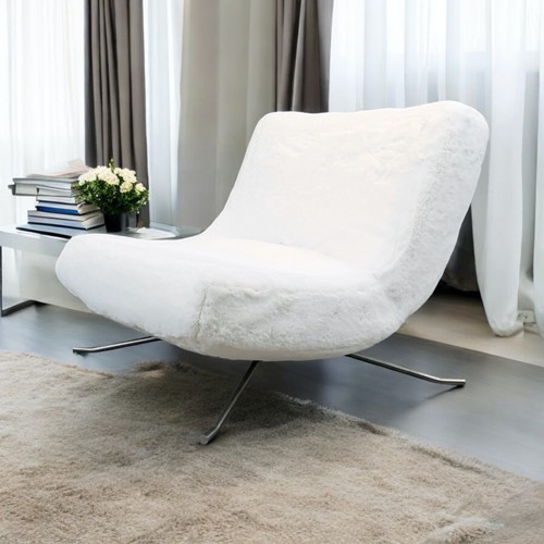 Chair chaise longue fluffy - chaise,