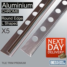 5 Pack Chrome Tile Trim