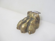 Large Victorian Brass Feet Lion Trough Planter Tank Antique Old Georgian Foot