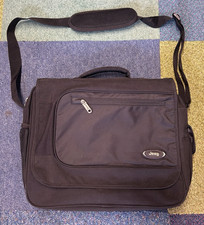 Jeep Laptop Messenger Bag Large Black Padded Crossbody Bag With Carry Handle