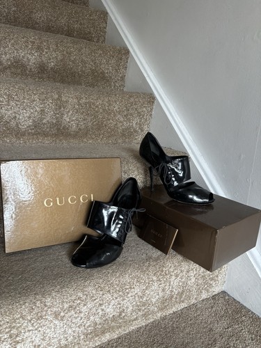 Authentic gucci black patent - gucci,