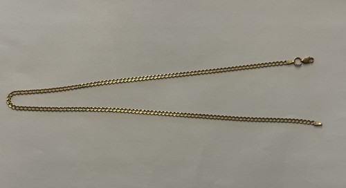 14k solid yellow gold curb - yellow,