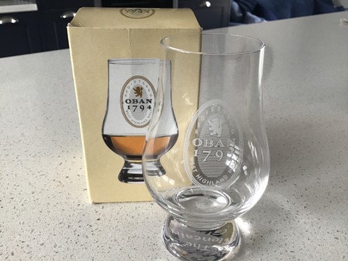 Collectable oban whiskey - collectable, glass