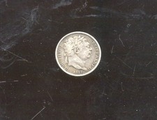 GREAT BRITAIN , GEORGE III , .925 Silver , 1817 , sixpence