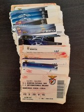 Lot 35 Ticket Benfica UCL UEFA Cup Europa League & Friendly XXI