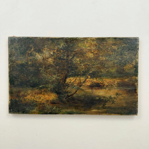 19th century antique landscape - 19th,