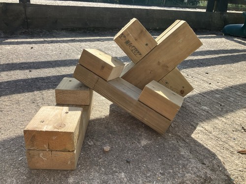 Cavaletti crosses pole - crosses, 4-pole