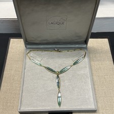 Lalique Green Crystal Collar