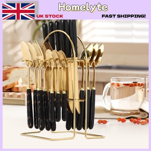 Pieces flatware set golden - pieces,