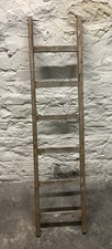 VINTAGE WOODEN LEANING LADDER