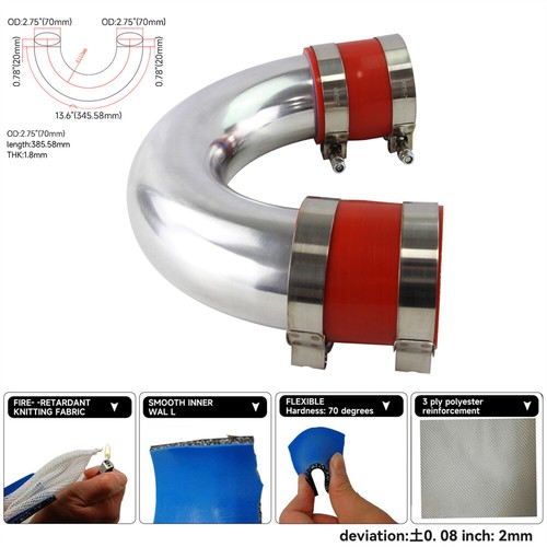 180 degree 70mm aluminum - 180,