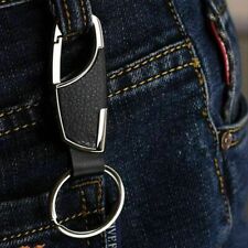 1X Men Creative Leather Metal Key Chain Ring Keyfob Car Keyring Keychain Gift