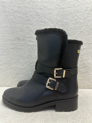Carvela black biker boots