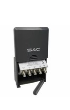 SAC 4 Way LTE Aerial Aeriel Masthead/Outdoor Splitter DC Pass Amplifier