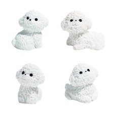 Set Of 10 Resins Bichon Frise