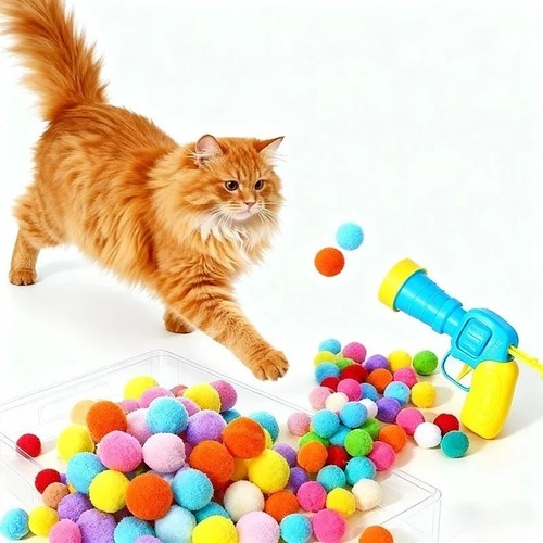 Interactive cat shooting - shooting, toy
