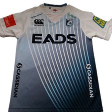 Cardiff Blues MEDIUM Adult Away Rugby Shirt 2013/14 season