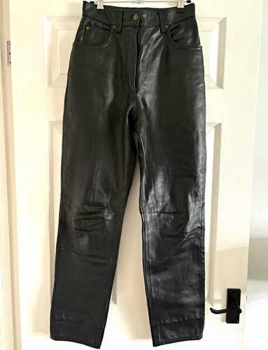 Next black leather straight - black,
